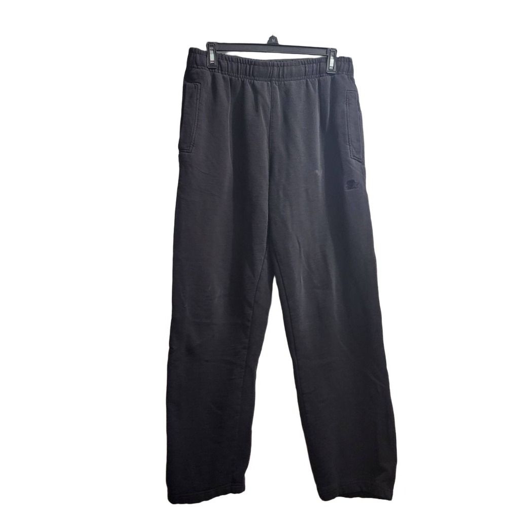 Starter Pants Mens Size S 28 30 Black Sweatpants Elastic Waistband Sporty Y2K